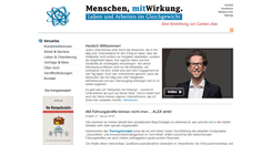 Desktop Screenshot of menschenmitwirkung.de